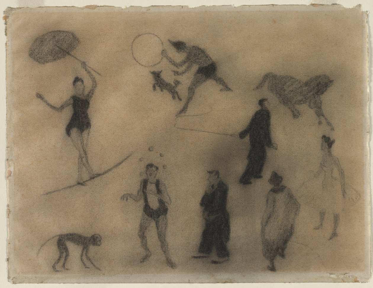 Cyrk, 1896. autorstwa Henri Gabriel Ibels