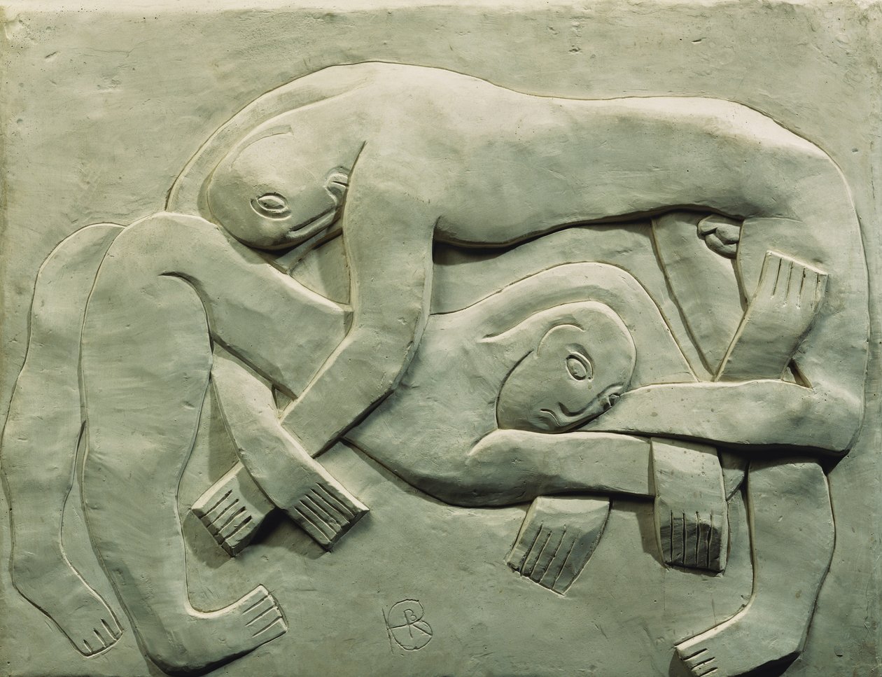 Zapaśnicy autorstwa Henri Gaudier Brzeska