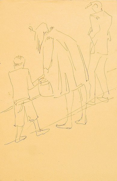 W zoo autorstwa Henri Gaudier Brzeska
