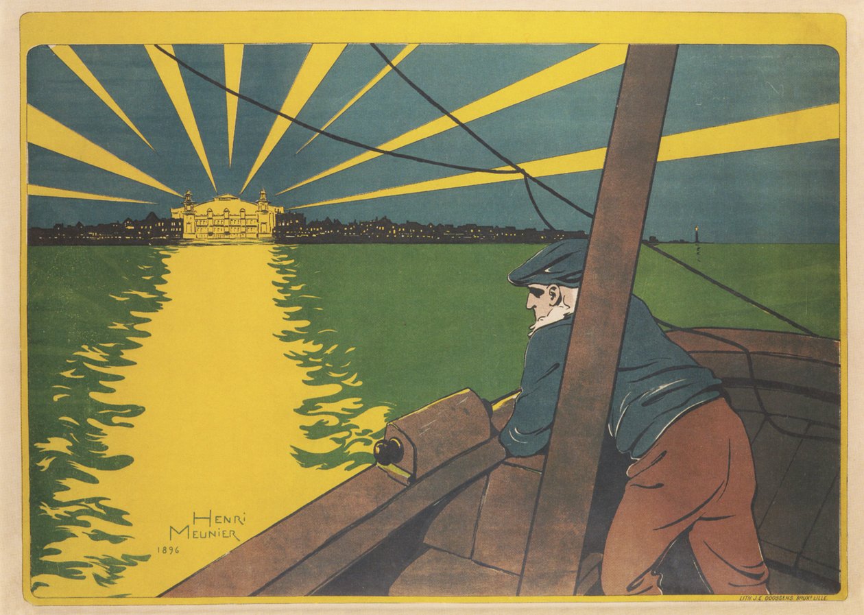 Kasyno Blankenberge, 1896. autorstwa Henri Georges Meunier