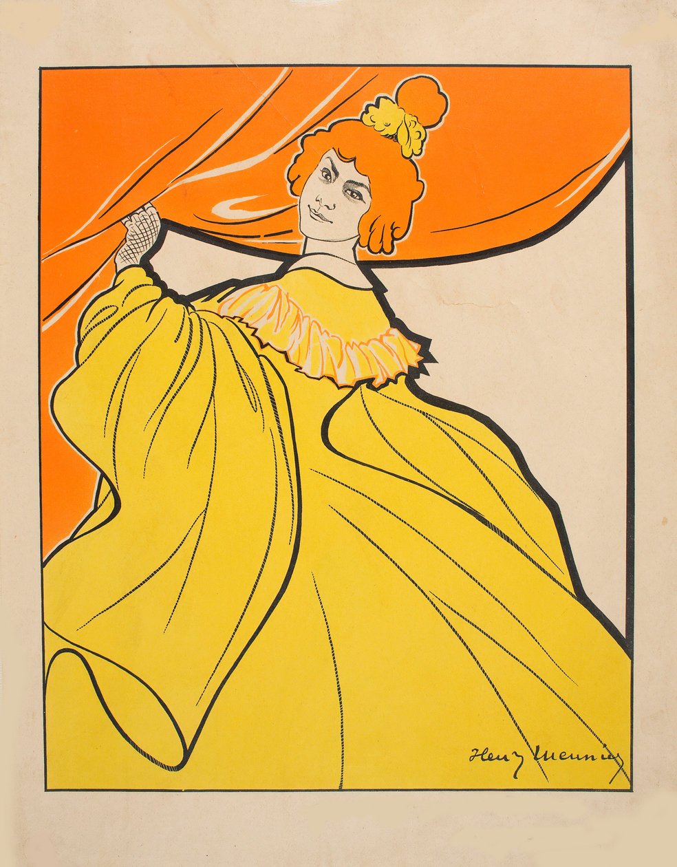 Odeta Dulac, ok. 1930 r. 1900. autorstwa Henri Georges Meunier