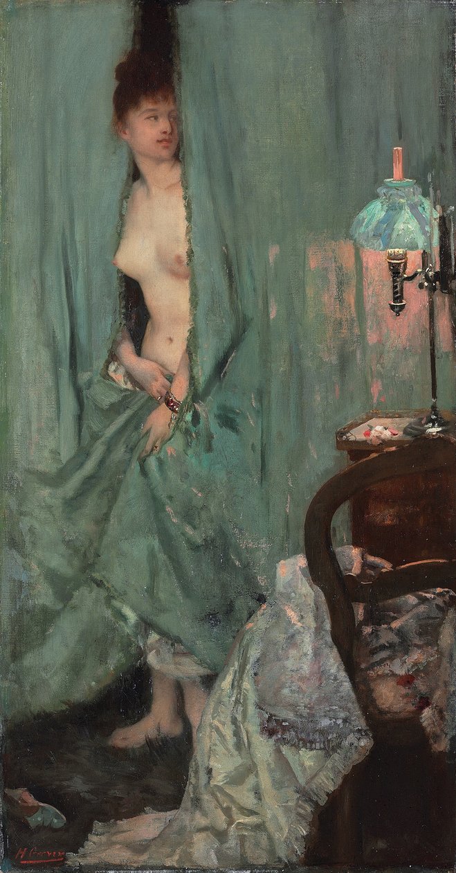 Nieoczekiwana wizyta; Niespodziewana wizyta, 1878 autorstwa Henri Gervex