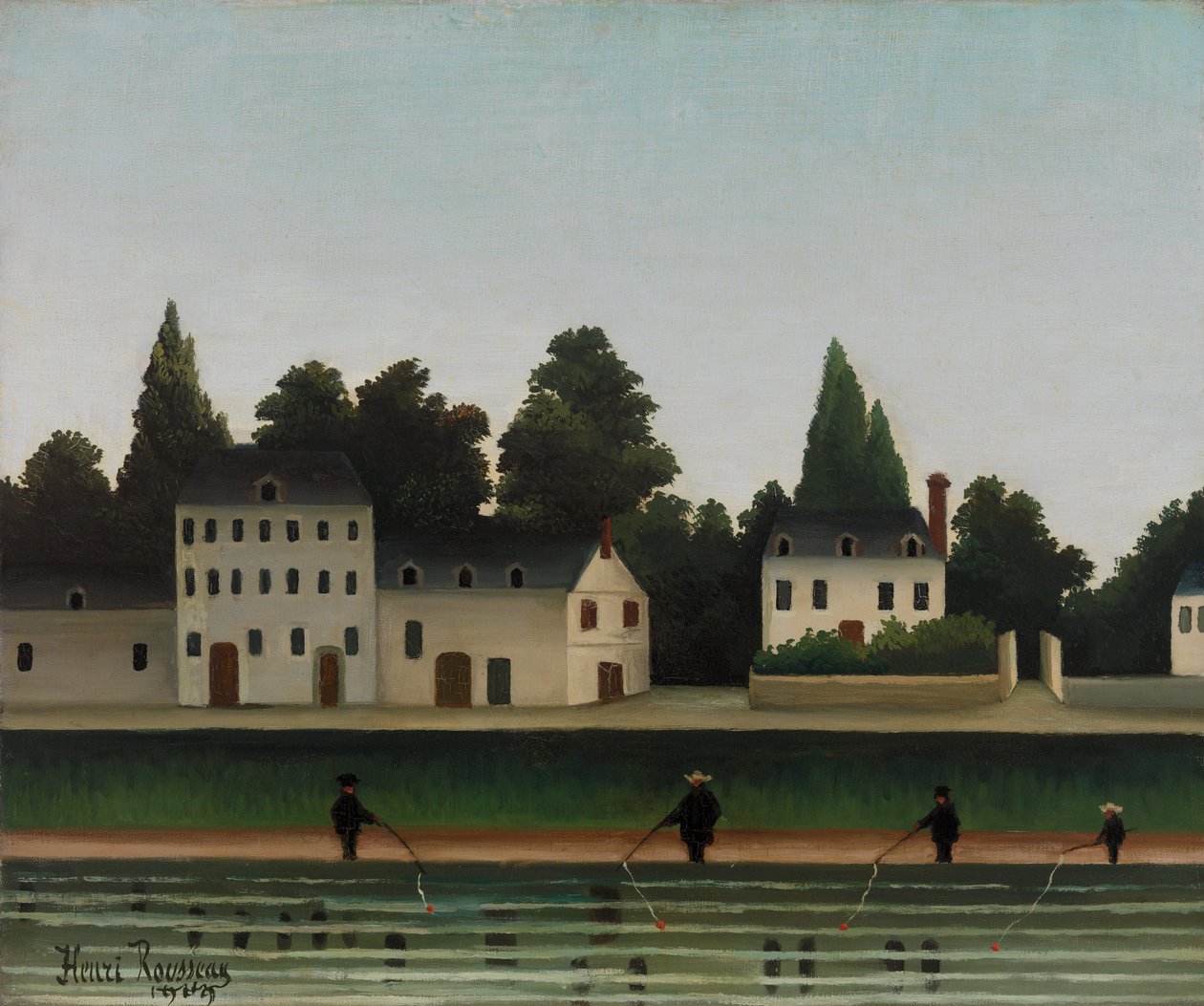 Krajobraz z Rybakiem, 1909 autorstwa Henri J.F. 1844 1910 Rousseau