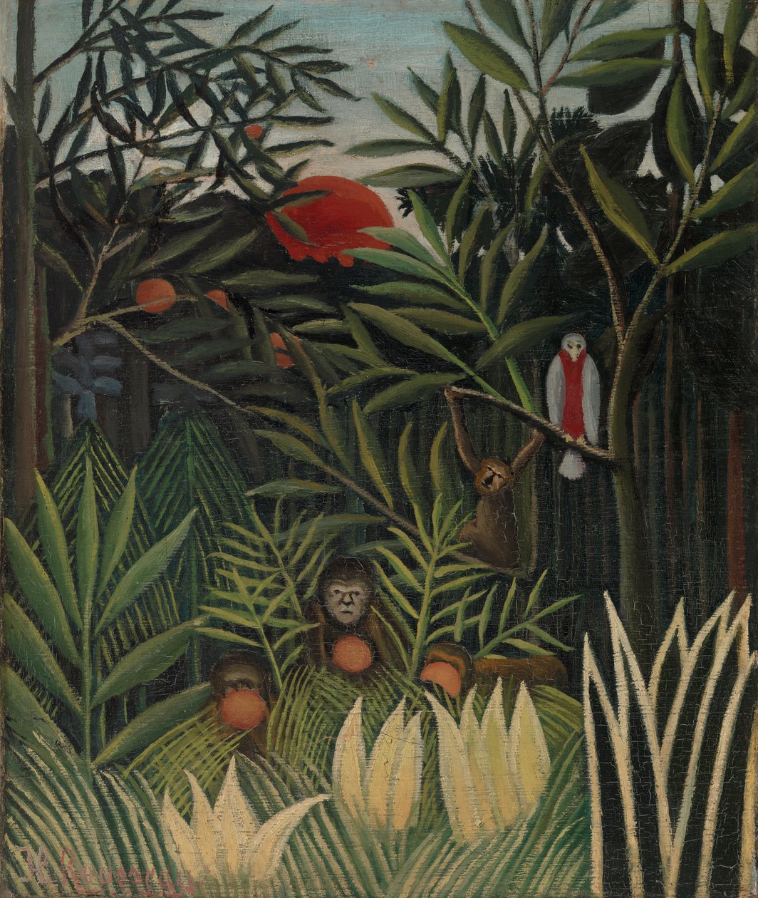 Krajobraz z małpami autorstwa Henri J.F. 1844 1910 Rousseau