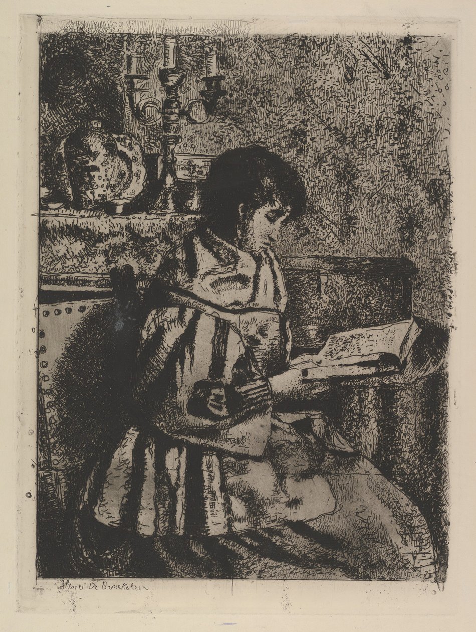 Czytelnik, ca. 1870. autorstwa Henri Jean Augustin de Braekeleer