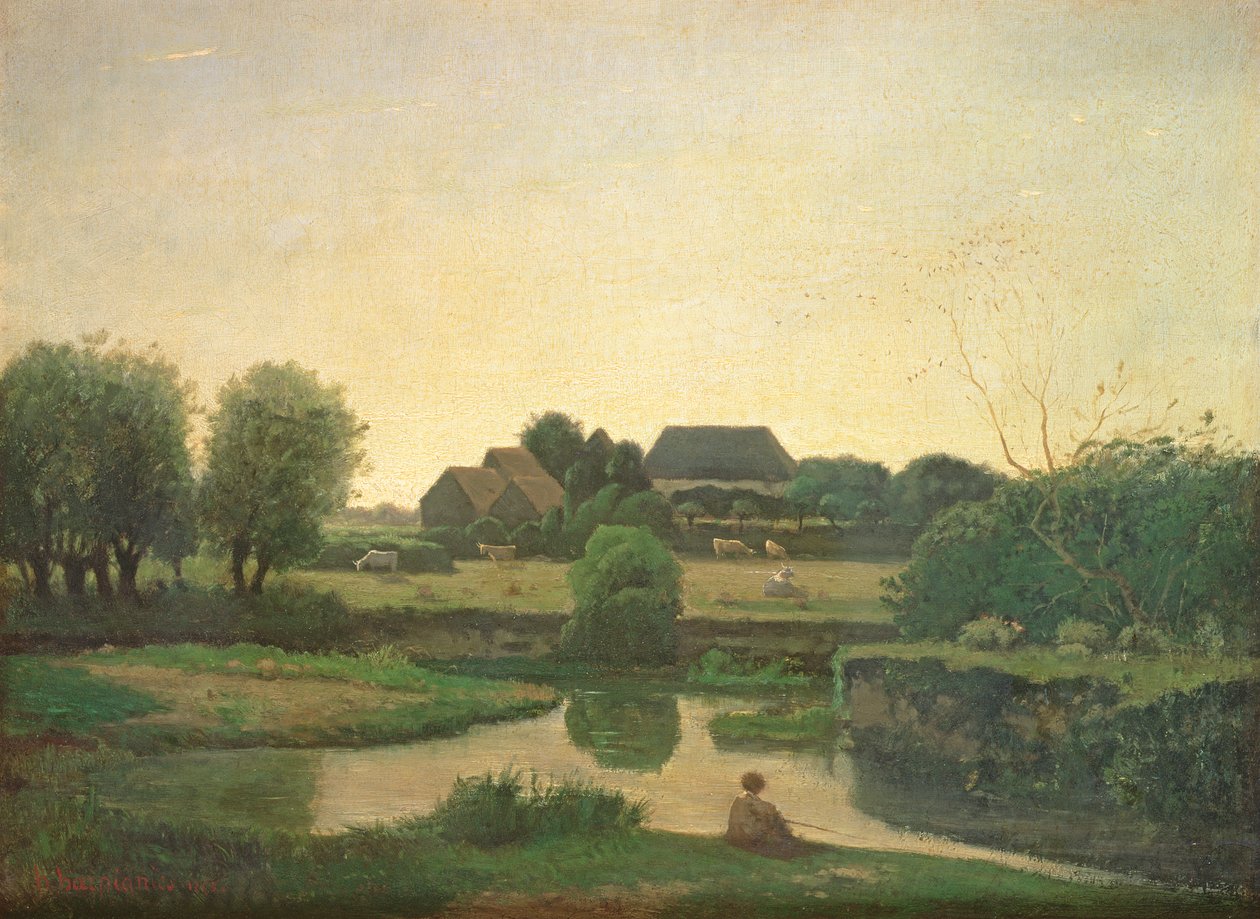 Staw, 1853 autorstwa Henri Joseph Harpignies