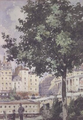 Pont Neuf, 1893 (wc) autorstwa Henri Joseph Harpignies