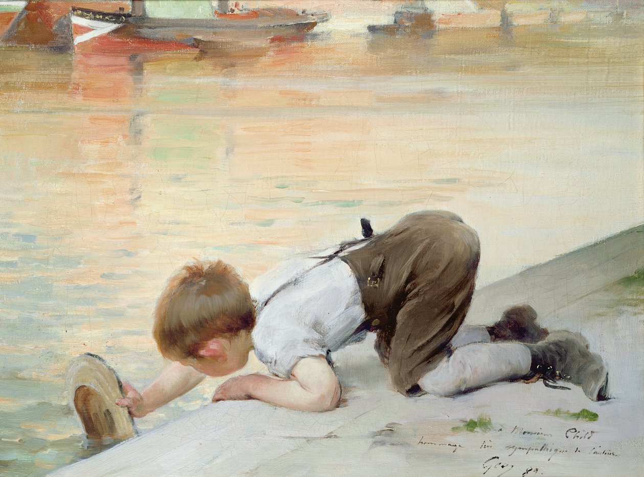 Na nabrzeżu autorstwa Henri Jules Jean Geoffroy