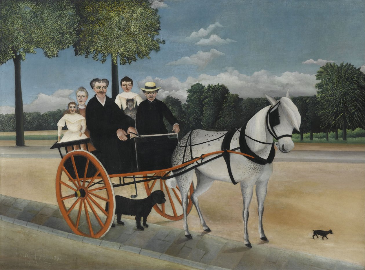 Stary wózek Juniera autorstwa Henri Julien Félix Rousseau
