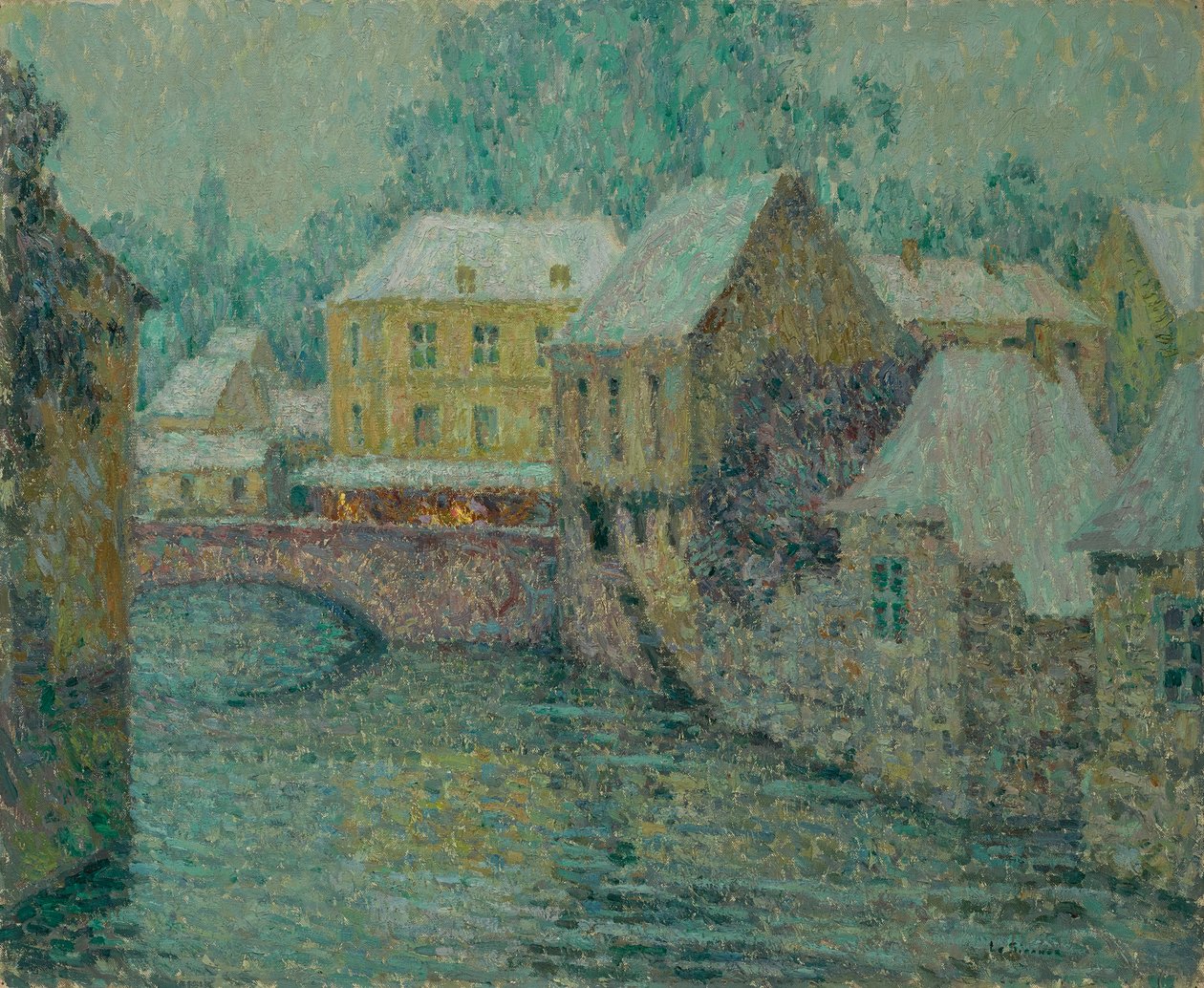 Neige Snow, 1917. autorstwa Henri Le Sidaner