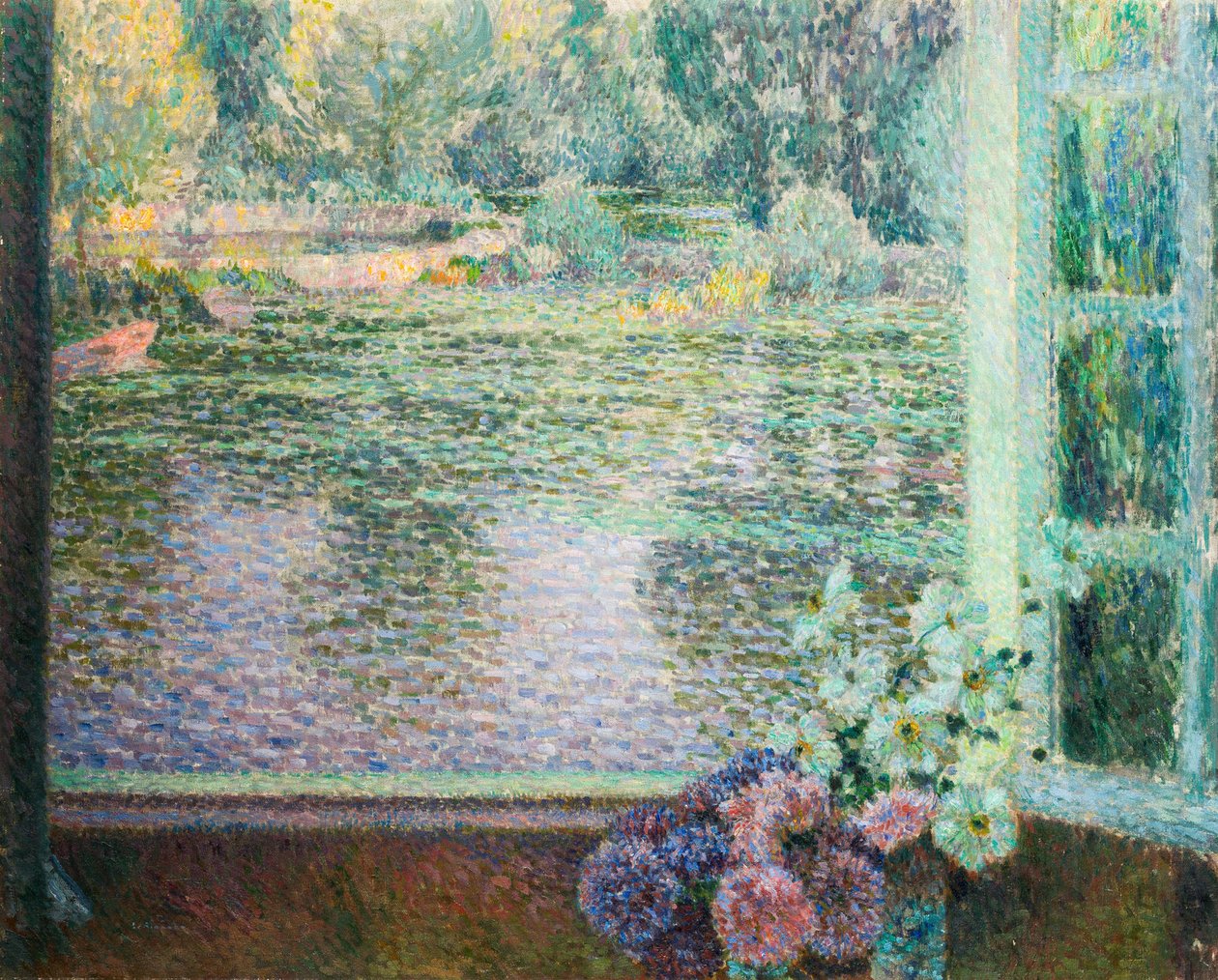 Okno Na Rzece. autorstwa Henri Le Sidaner