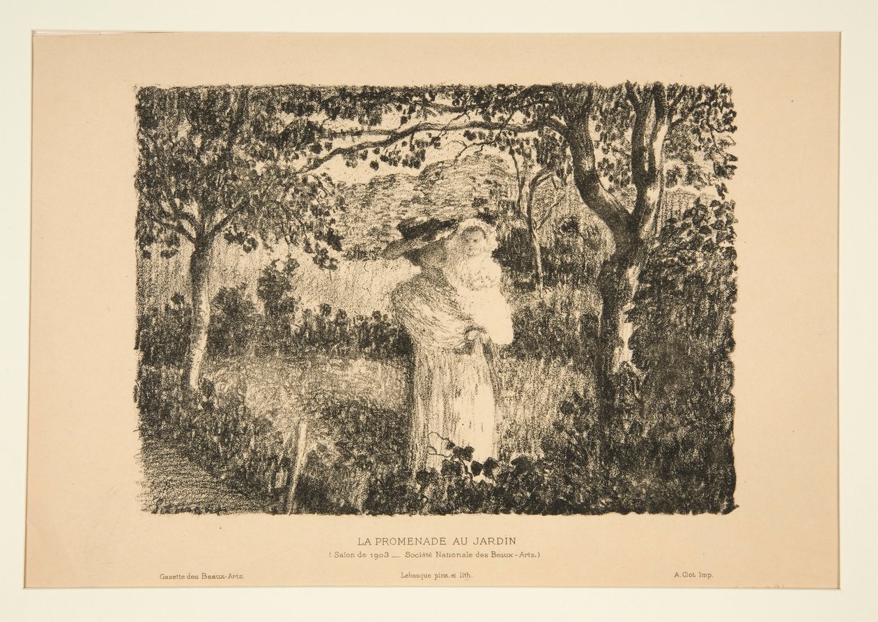 Spacer po ogrodzie autorstwa Henri Lebasque