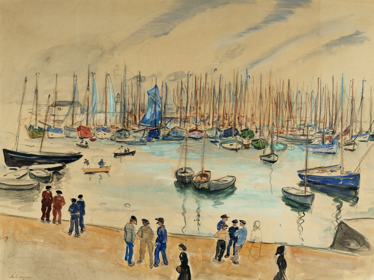 Skręcać; Le Quai, autorstwa Henri Lebasque