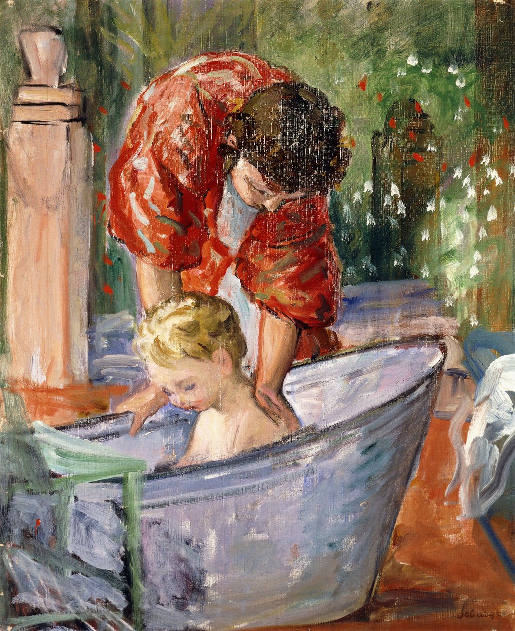 Łazienka; Bain, autorstwa Henri Lebasque