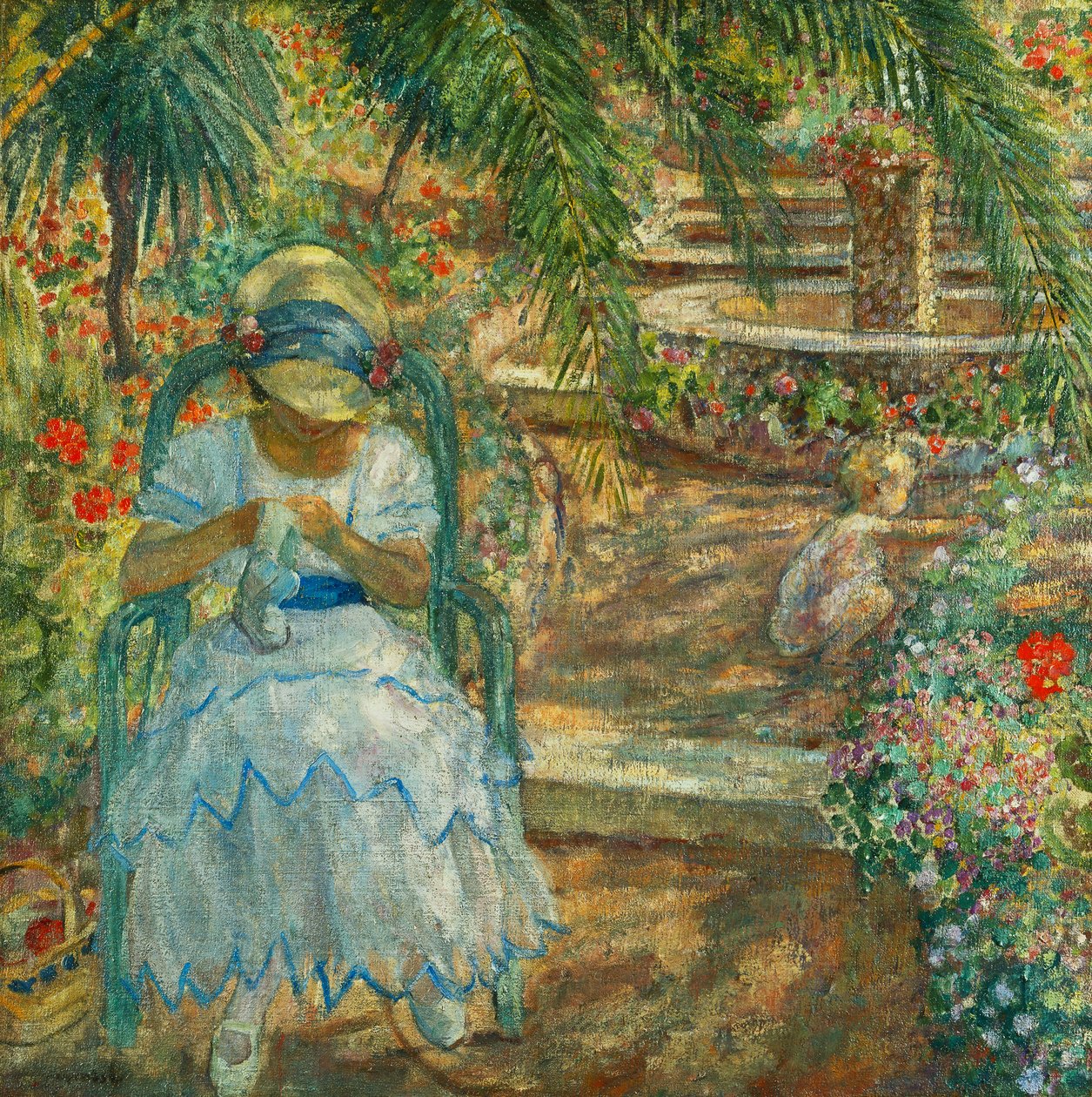 Pod palmami; pod palmami, autorstwa Henri Lebasque