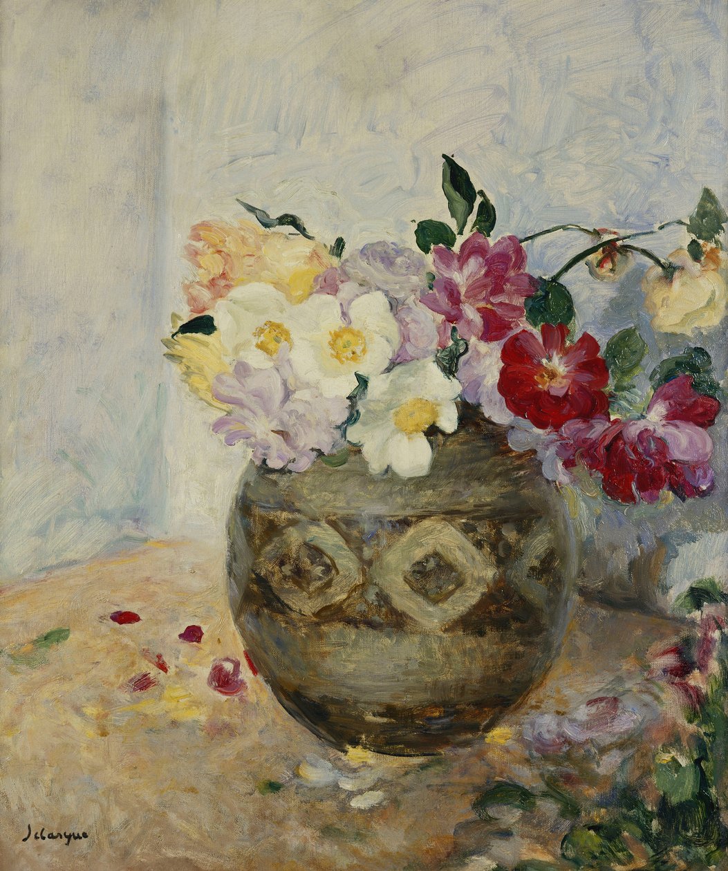 Wazon kwiatów; Wazon kwiatów, autorstwa Henri Lebasque