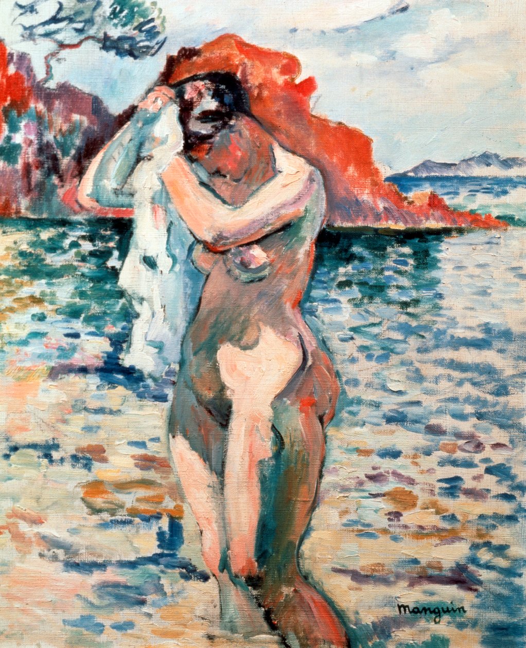 Kąpiący się, 1906. autorstwa Henri Manguin