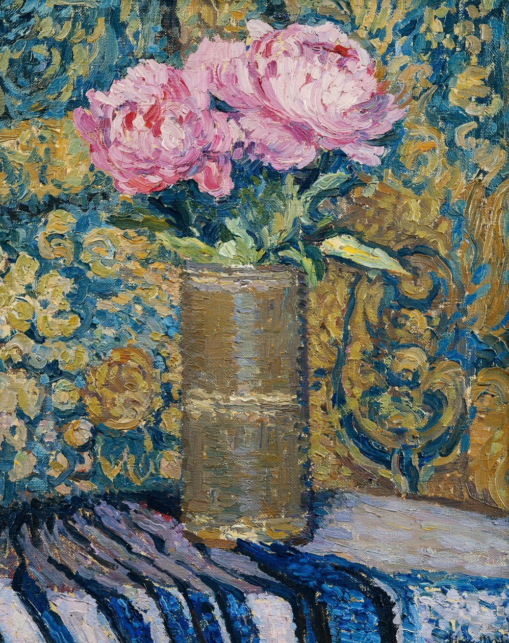 Bukiet piwonii; Bukiet piwonii, autorstwa Henri Martin