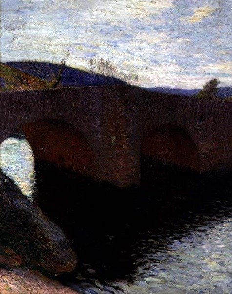 Most (olej na płótnie) autorstwa Henri Martin