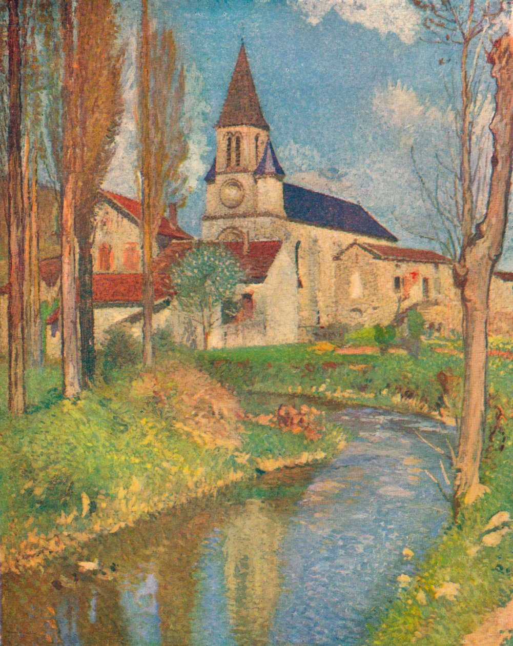 Kościół La Bastide, ok. 1915 autorstwa Henri Martin