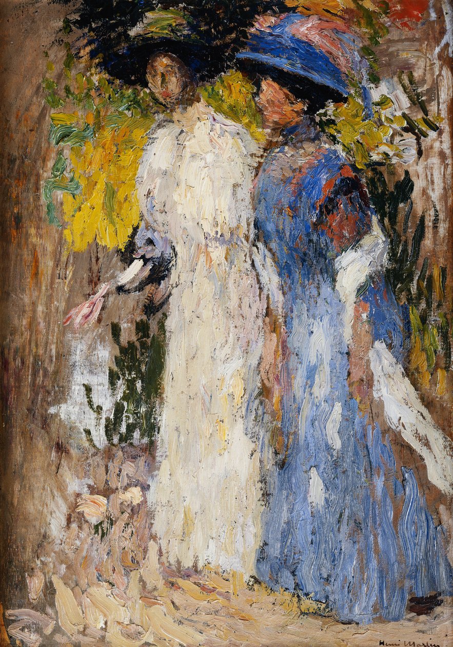 Spacer; Promenada, autorstwa Henri Martin