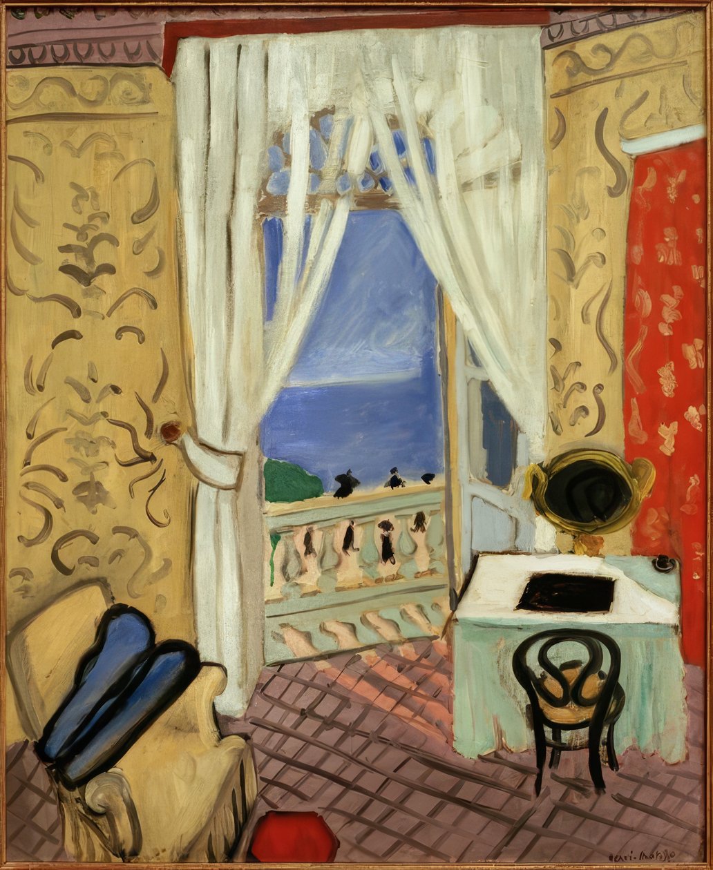 (Wnętrze z futerałem na skrzypce autorstwa Henri Matisse
