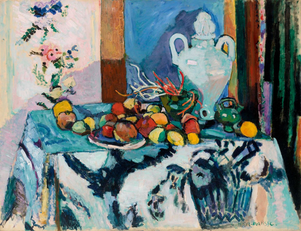Niebieska martwa natura (Nature morte bleue) autorstwa Henri Matisse