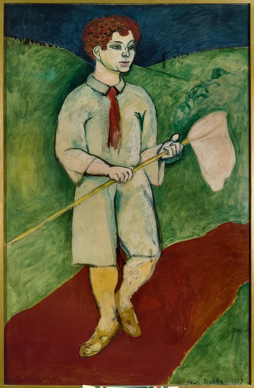 Chłopiec z siatką na motyle autorstwa Henri Matisse