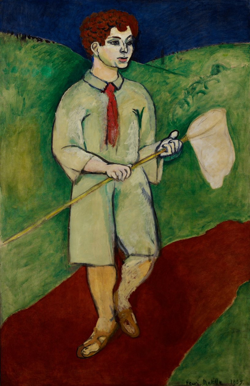 Chłopiec z siatką na motyle autorstwa Henri Matisse