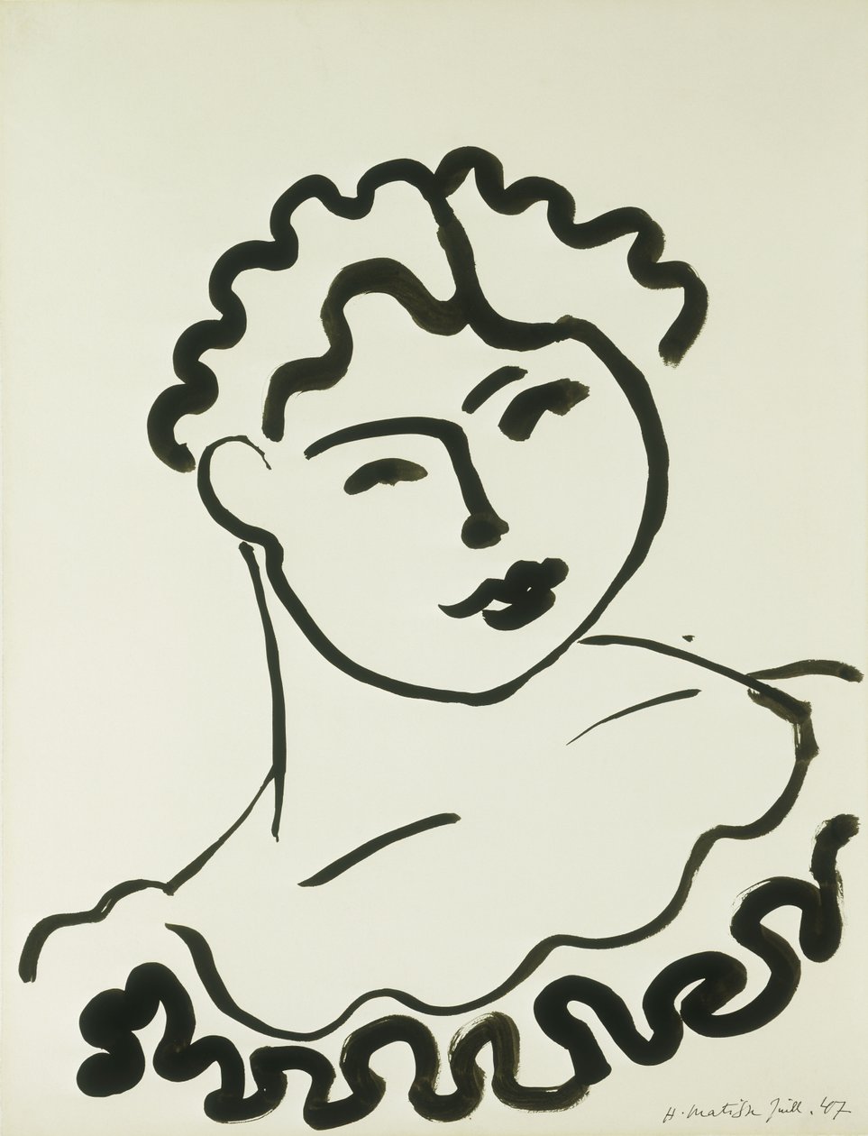 Popiersie kobiety (Tati) autorstwa Henri Matisse