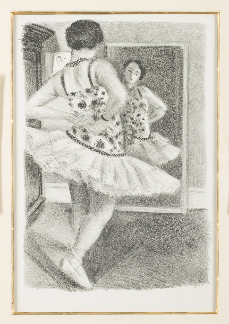 Tancerka odbita w lustrze autorstwa Henri Matisse
