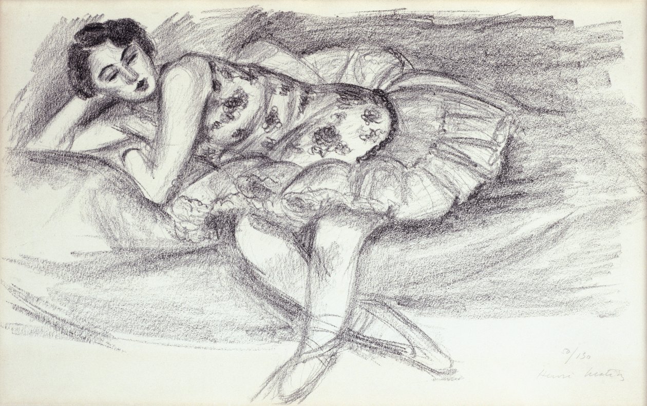 Tancerka na kanapie od Ten Dancers autorstwa Henri Matisse