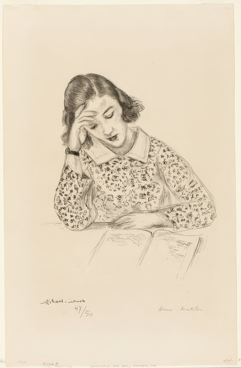 Girl Reading autorstwa Henri Matisse