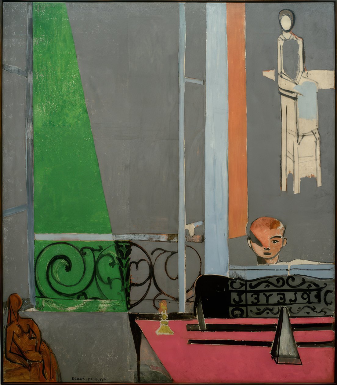 Lekcja gry na pianinie autorstwa Henri Matisse