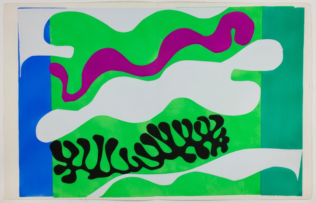 Lagoon, od Jazz autorstwa Henri Matisse