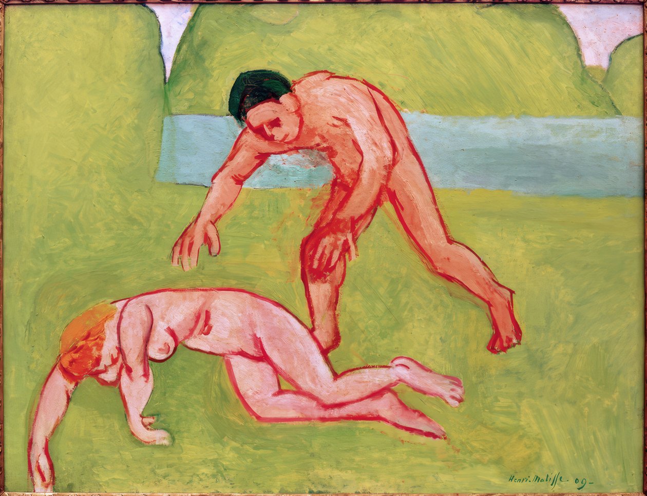 Nimfa i Satyr autorstwa Henri Matisse
