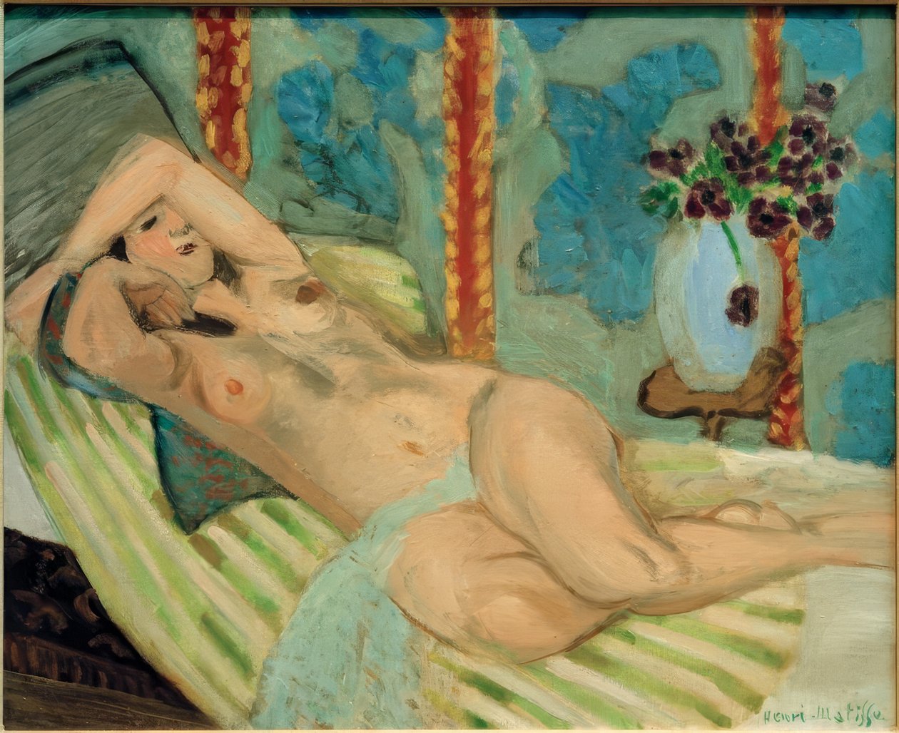 Odaliska (akt na niebieskim tle) autorstwa Henri Matisse