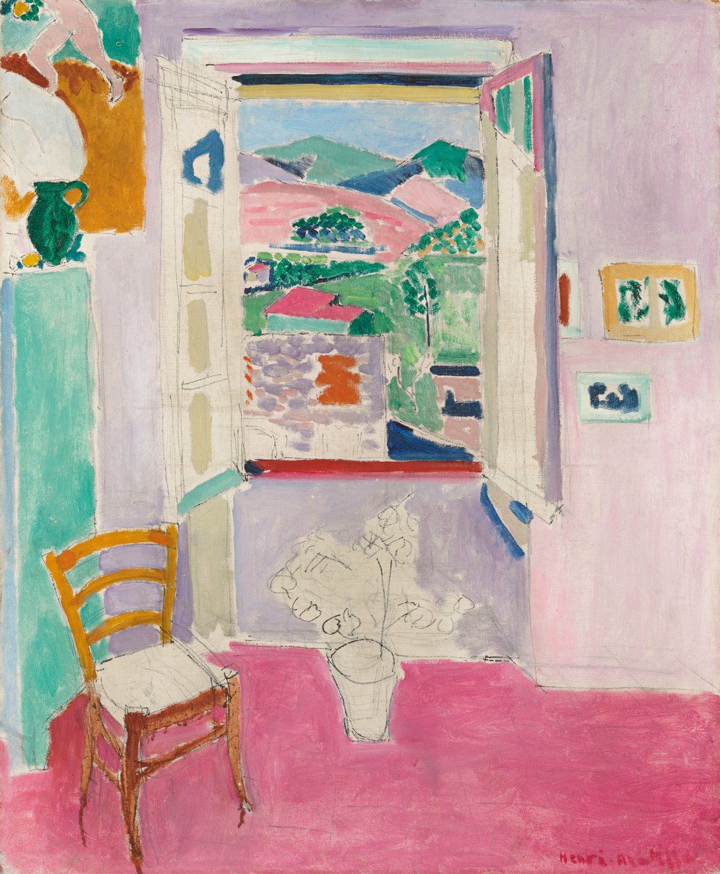 Otwarte okno autorstwa Henri Matisse