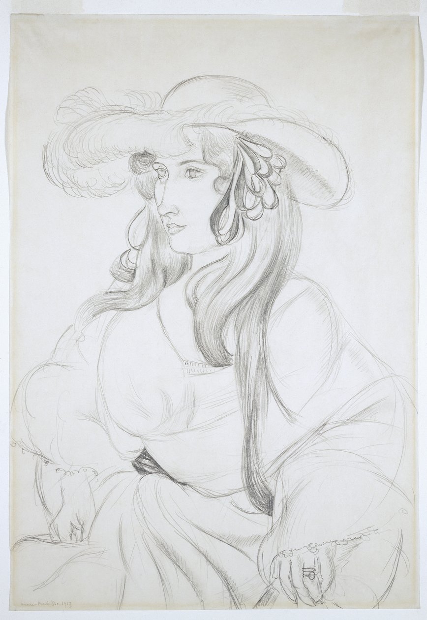 Czapka z pióropuszem autorstwa Henri Matisse