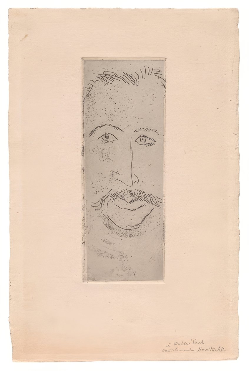 Portret Waltera Pacha autorstwa Henri Matisse