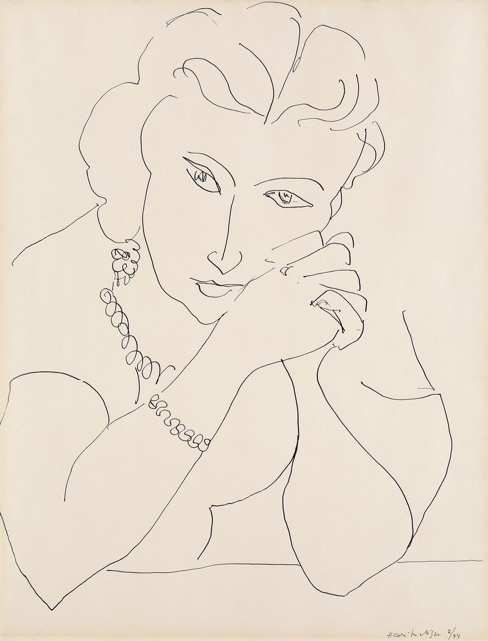 Portret kobiety autorstwa Henri Matisse