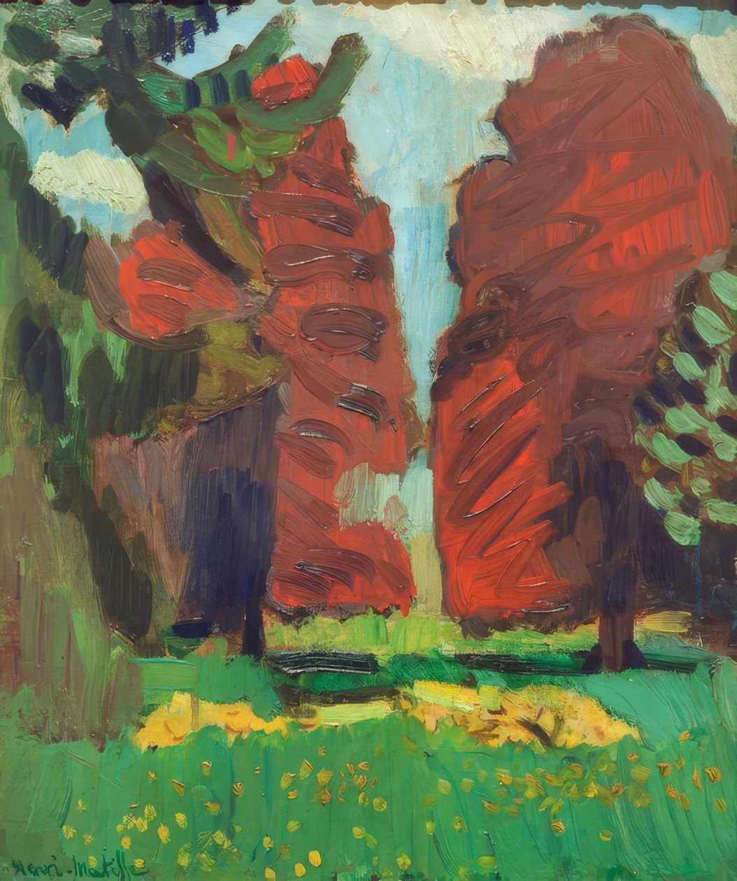 Fioletowy buk autorstwa Henri Matisse