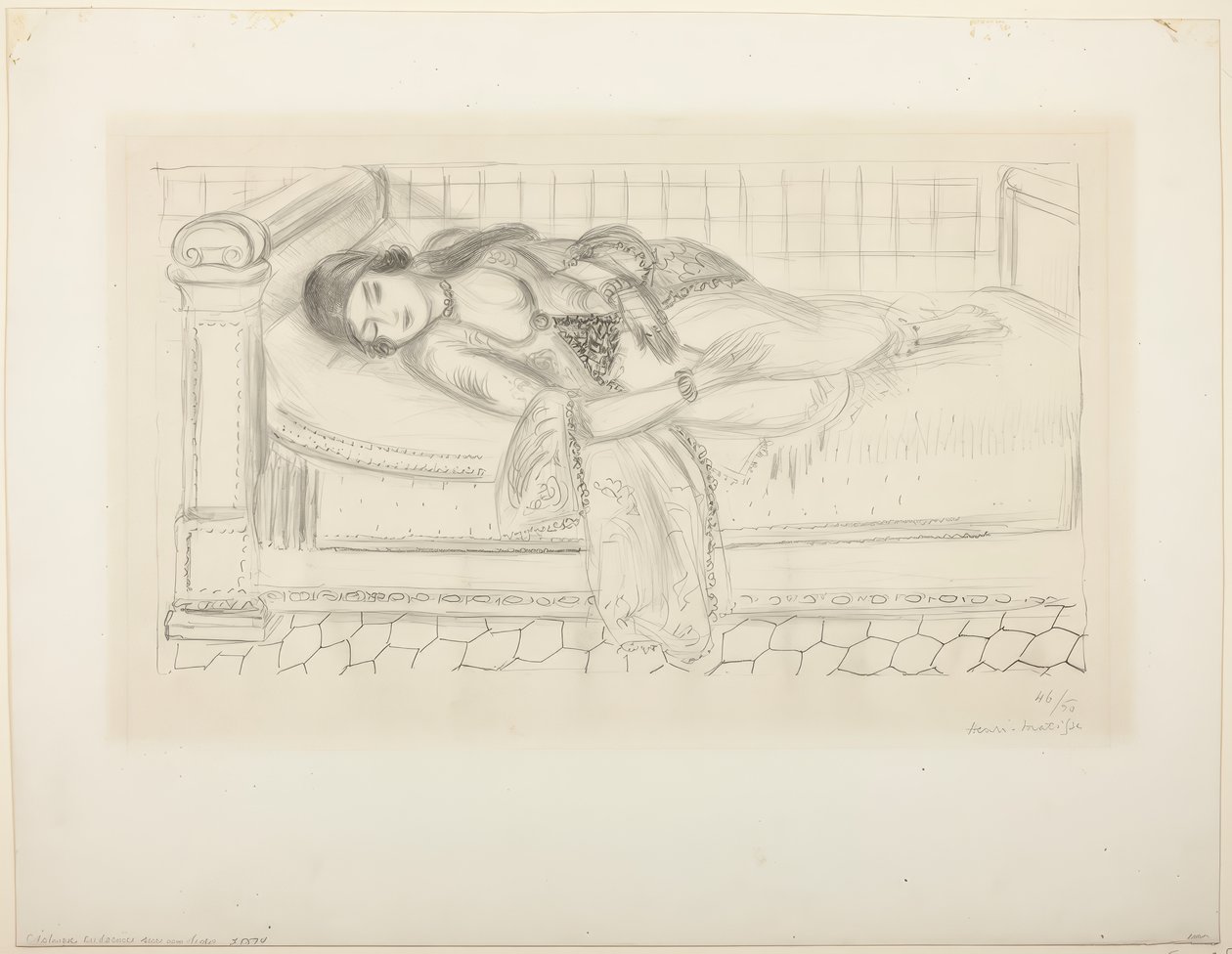 Leżąca postać autorstwa Henri Matisse