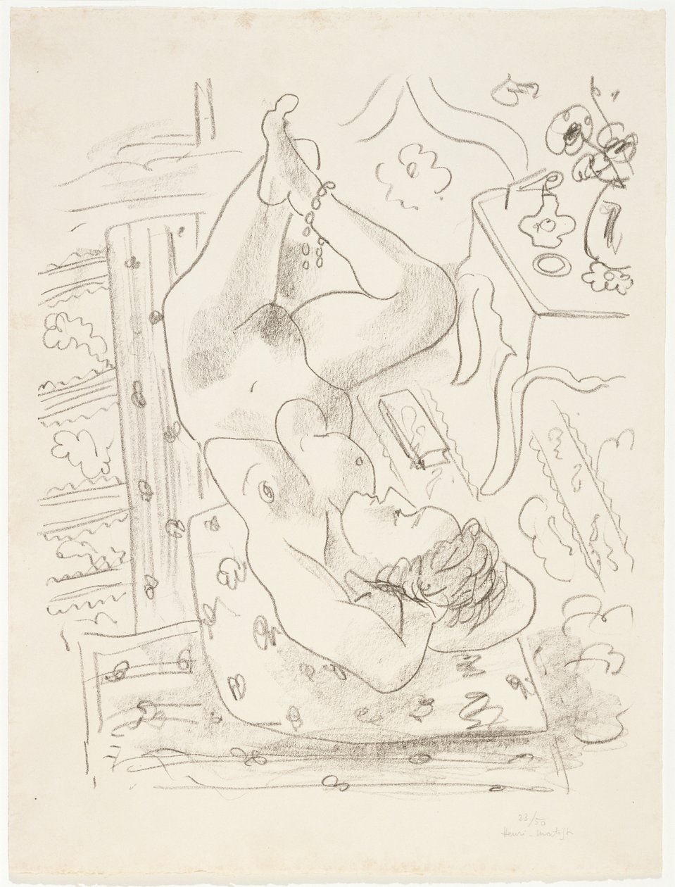 Leżący akt autorstwa Henri Matisse