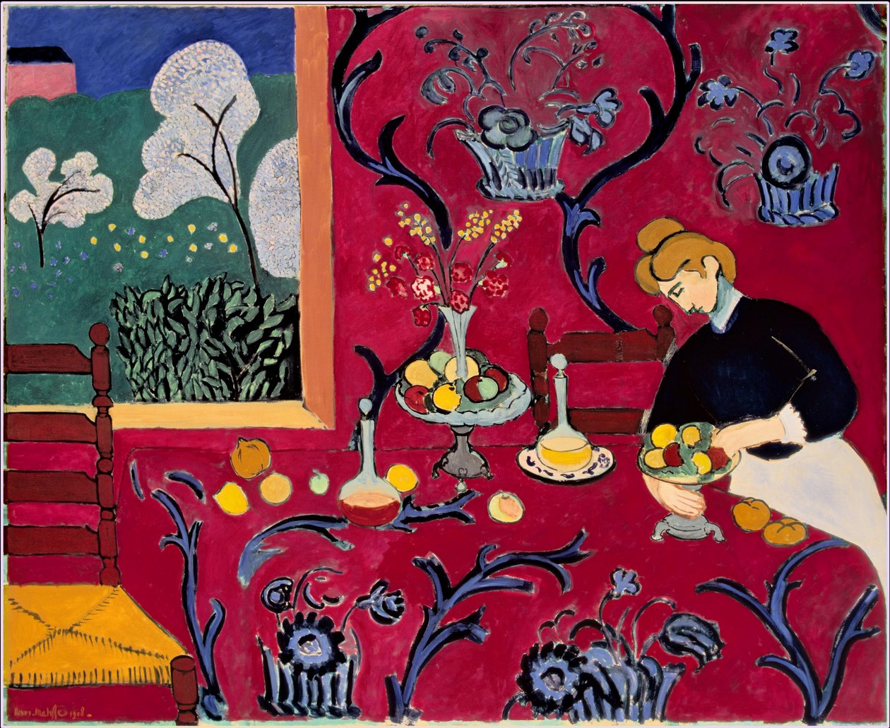 Czerwony pokój (Harmony in Red) autorstwa Henri Matisse