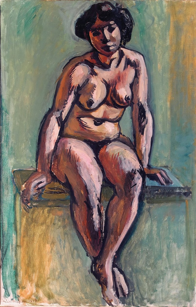 Akt siedzący autorstwa Henri Matisse