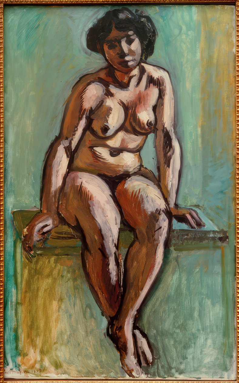 Akt siedzący autorstwa Henri Matisse