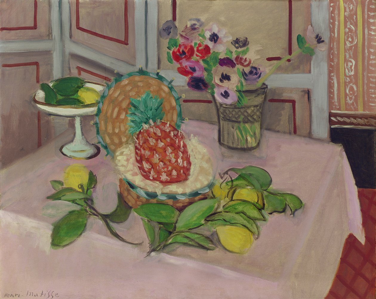Martwa natura: Ananas i cytryny autorstwa Henri Matisse