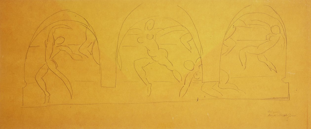 Nauka tańca autorstwa Henri Matisse