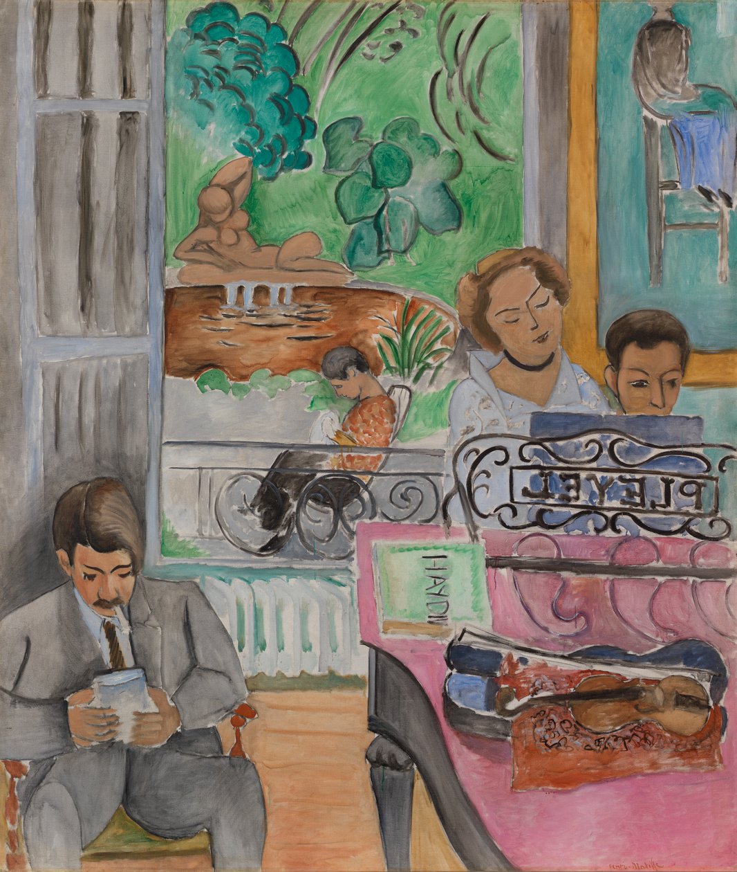 Lekcja muzyki autorstwa Henri Matisse